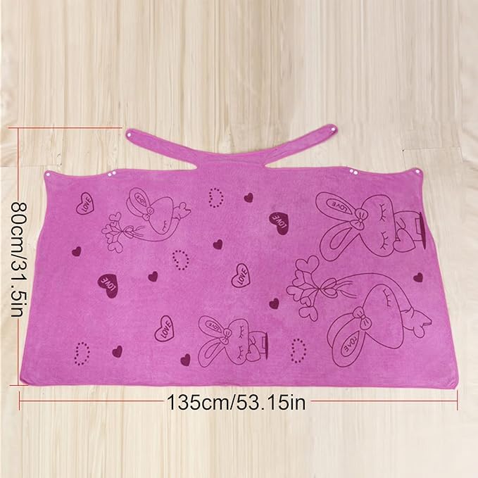 Image of MORADO� Microfiber Bathing Wearable Magic Towel /Bath Towel /Beach and Spa Bathrobe /Bathroom Towel Dress with Straps for Girls & Women 300 GSM