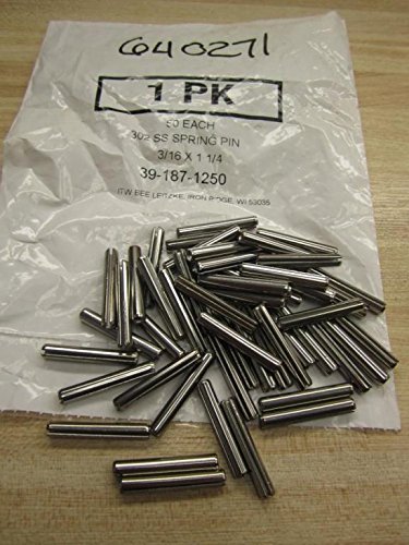 ITW BEE LEITZKE 39-187-1250 Spring Pin (Pack of 50)