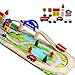 Trenino in Legno Giochi Pista Ferrovia Gioco Forme Geometriche per Bambini Macchinine Ferrovia Auto Treno Costruzioni Puzzle per Bambini 3 4 5 6 7 8 Anni