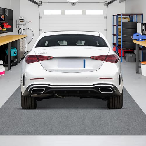 Yimgo YOUS23110612 Large 7.5 X 17 Ft - Oil Absorbent Garage Floor Mat Pad Under Car cover