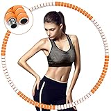 【𝙑𝙚𝙧𝙨𝙩𝙚𝙘𝙠𝙩𝙚𝙧 𝘼𝙗𝙣𝙚𝙝𝙢𝙗𝙖𝙧𝙚𝙧 𝙆𝙣𝙤𝙥𝙠】: Unser Hula Hoop hat 8 abnehmbare Teile und verwendet ein hochelastisches Stahlschnallendesign. Es ist einfach zu installieren und zu zerlegen, um die Lagerung und den Transport zu vereinfachen. So kann es überall zu Hause, im Büro, im Fitnessstudio oder im Park eingesetzt werden. Verbrenne Kalorien jederzeit und überall.