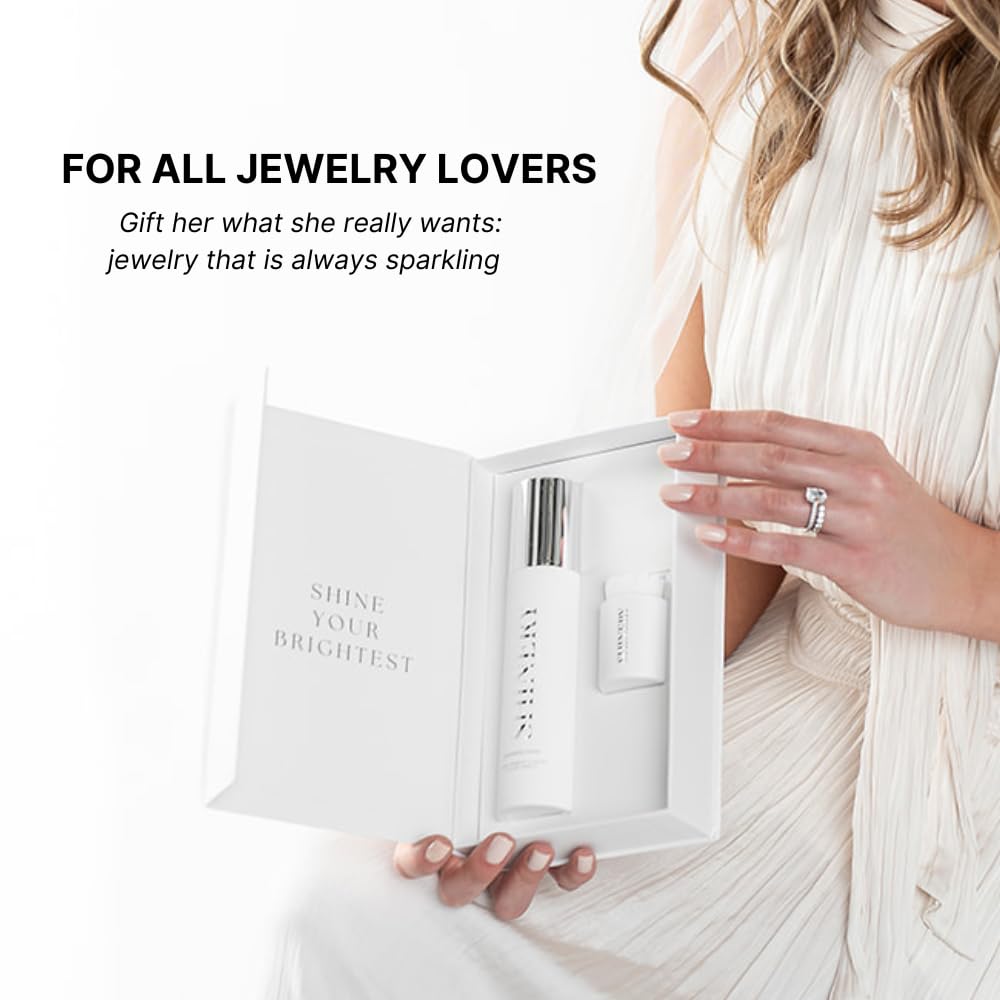 Shinery RWBDuo Productos de Limpieza y Cuidado de Joyas, sintético, Blanco, 2