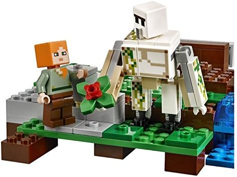 Miniatura 6 de Minecraft LEGO 208 piezas The Iron Golem Brick Box Juguetes de construcción