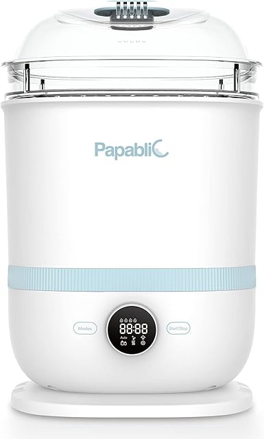Papablic 6-in-1 Baby Bottle Sterilizer and Dryer Pro
