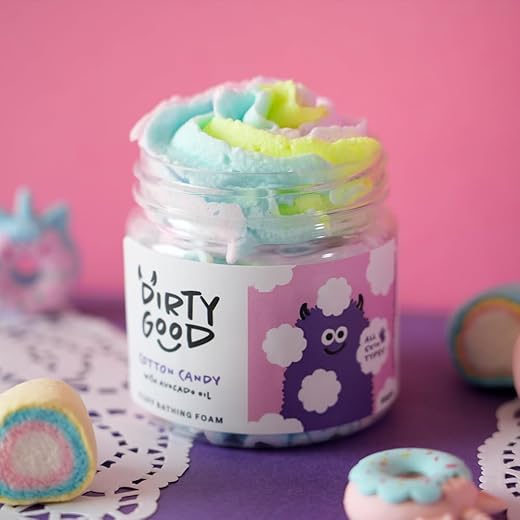 Dirty Good Cotton Candy Foam 150g - Kids Body Wash & Bath Ge