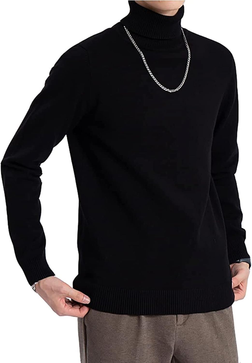 ハイネック メンズ ニット 至高 セーター タートルネックセーター タートルネック 無地 カシミヤタッチ 冬 ゆったり 大きいサイズ M 5xl展開 8 色 秋 カジュアル