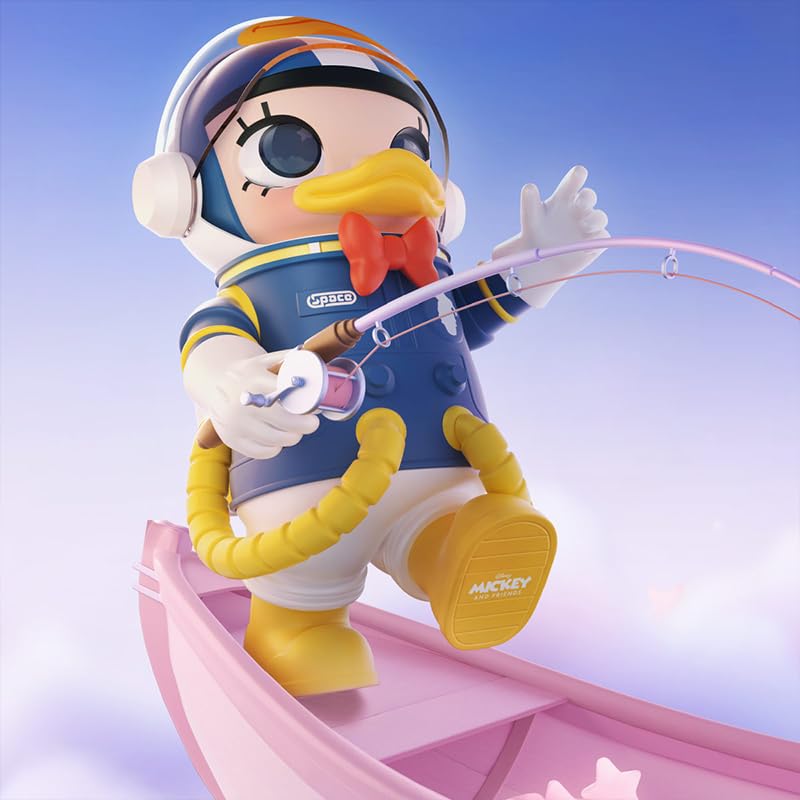 POP MART ドナルド400% POP MART MEGA SPACE MOLLY 400% Donald Duck Premium Design