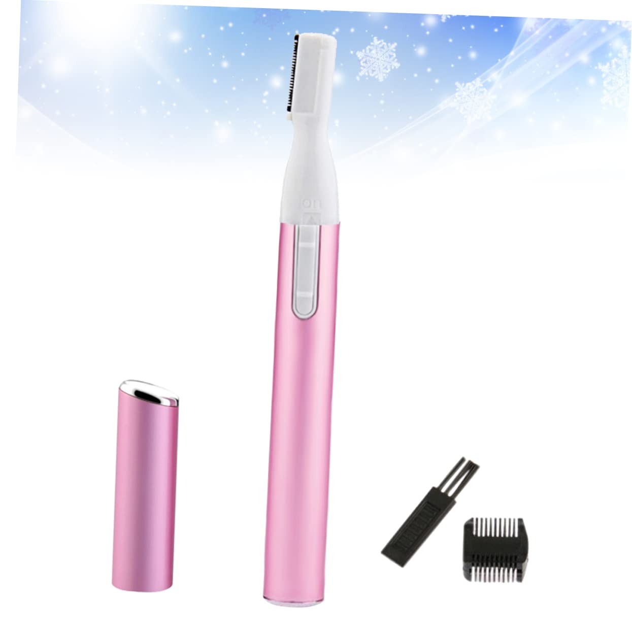 FOMIYES Ladies Electric Eyebrow Trimmer Hair Remover Shaver Eyebrow Cut Battery-Free Design