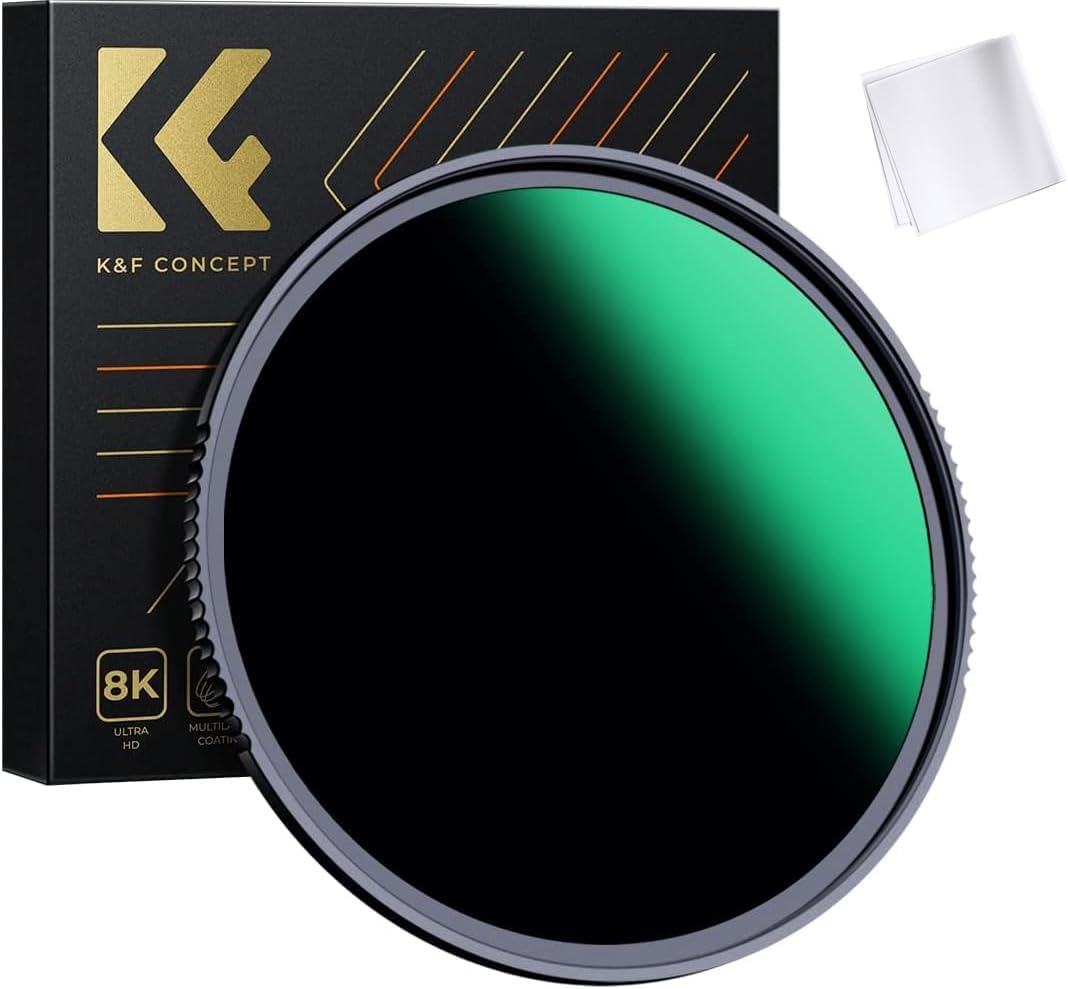 K&F Concept 67mm ND1000 Filter (10 Stop) Fixed Neutral Density | Super Slim | Aluminum Frame | 28-Layer Multi-Coated Optical Glass | Anti-scratch Water Repellent, Oil Dust Resistant (Nano-X Series)