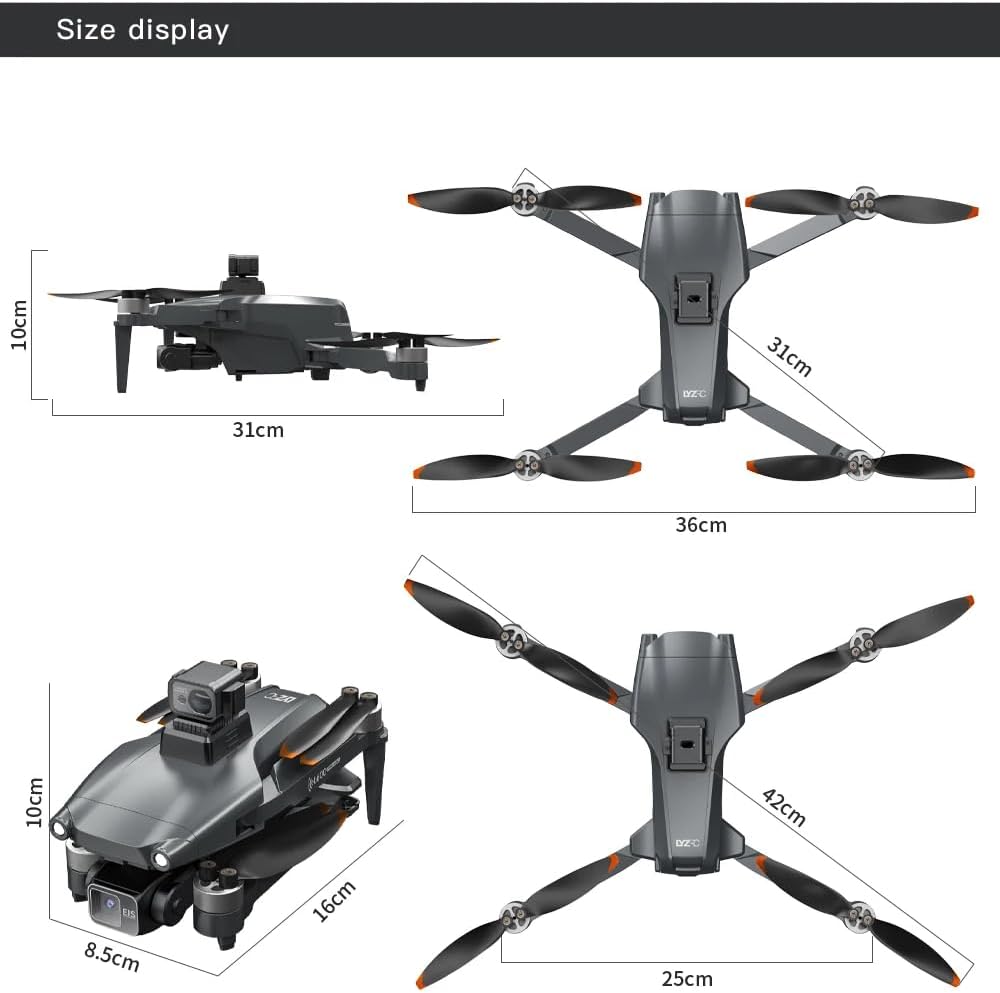 L600 Pro MAX Drone Dimensions