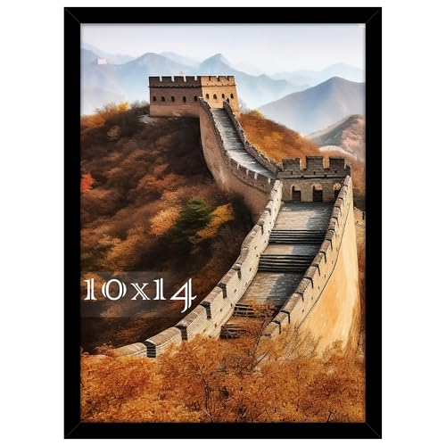 Picrit 10x14 Picture Frame Photo Frame for Wall Mounting Display Black