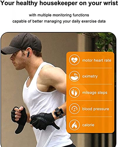 Smart horloge TWS draadloze bluetooth-headset, hartslag bloeddruk fitness tracking oordopjes gecombineerd running muziek(B) - Afbeelding 4
