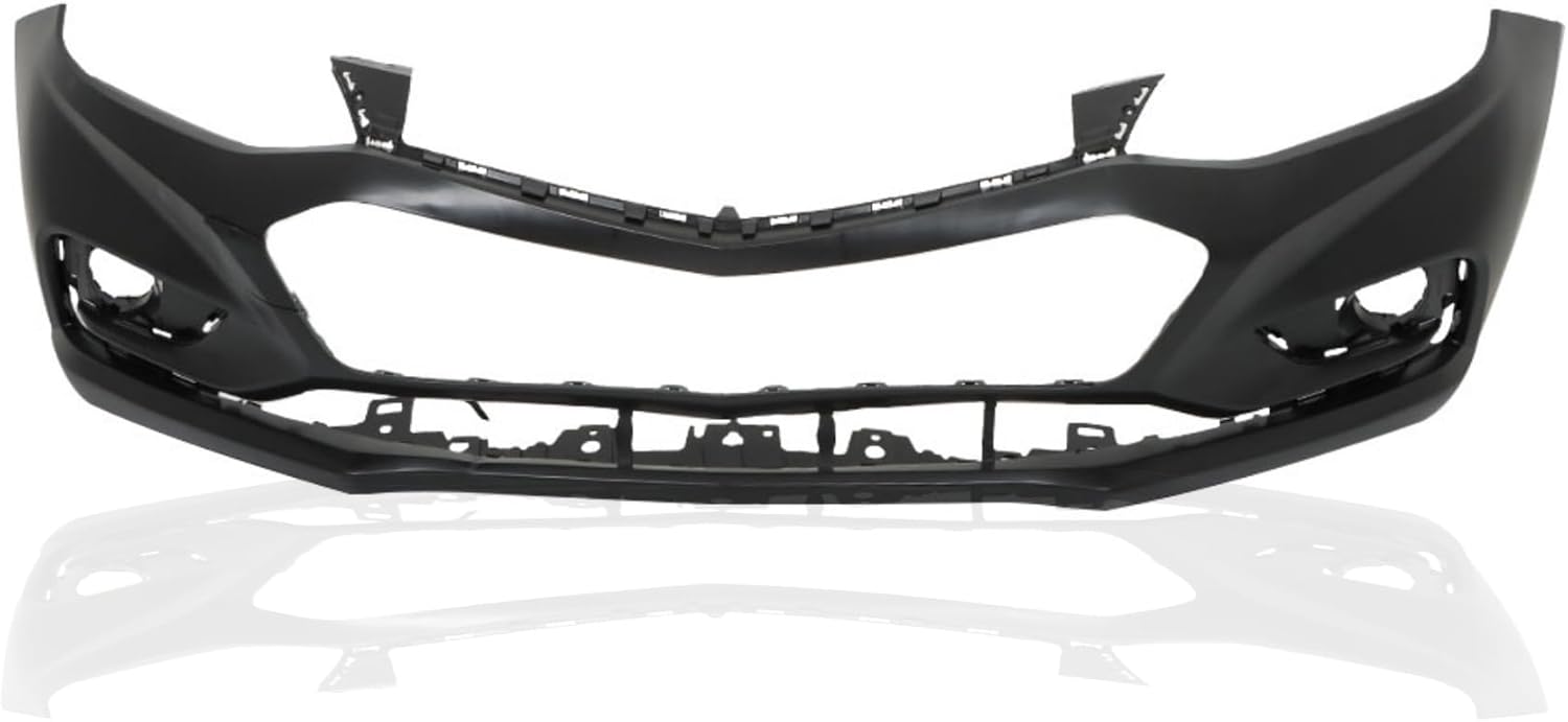 WFLNHB Primed Front Bumper Cover Plastic Replacement for Cruze 2016 2017 2018 GM1000A01