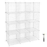 Mucho espacio para muchos objetos - ¿Quiere una estantería para guardar ropa, recuerdos o herramientas? La estantería es ideal para zapatos, camisas, ropa interior, calcetines, libros, revistas, etc.