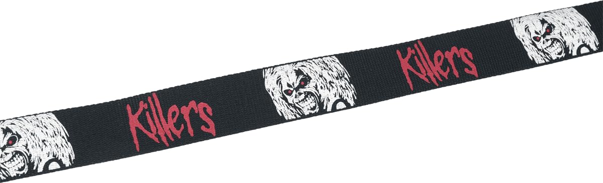 Iron Maiden Killers Unisex Cinturón Negro 100% poliéster