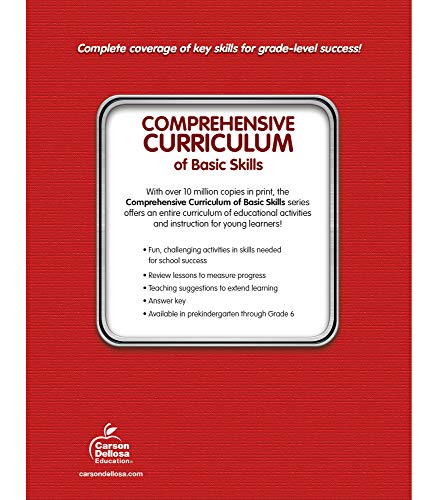 Comprehensive Curriculum Of Basic Skills Preschool Workbook, Math, Reading Comprehension, Writing, Alphabet, Colors, Shapes, Pre K Workbooks Age 4-5, Classroom Or Homeschool Curriculum (544 Pgs) #TOP1