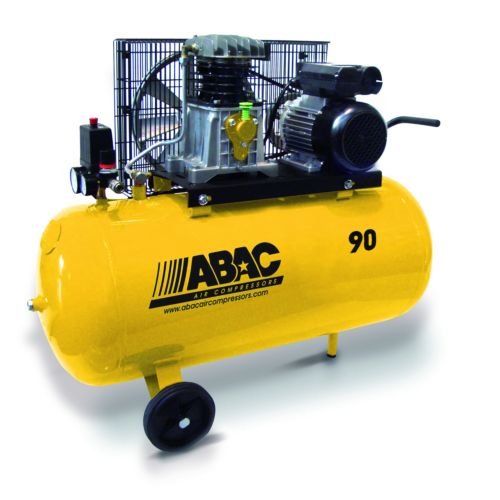 Abac Compressore Monofasico Cinghie 90 L 3Hp 10 Bar
