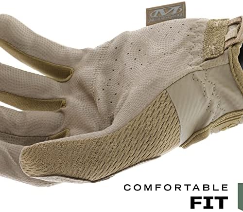 Mechanix Wear: Tactical Specialty 0.5mm High-Dexterity Work Gloves with Secure Fit and Precision Feel, Tactical Gloves for Airsoft, Paintball, Utility Use, Shooting Gloves for Men (Brown, Large) - 3