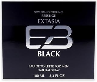 Ex tasia Black for Men Eau de Toilette Spray - 3.3 FL. OZ