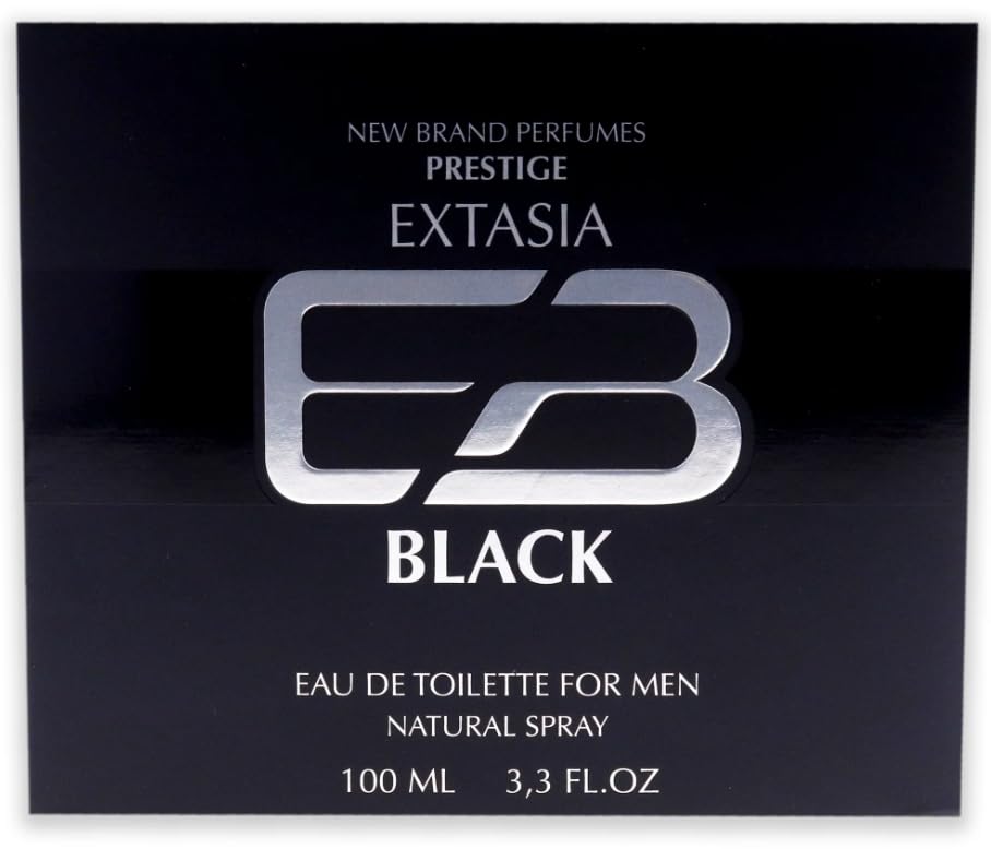 Ex tasia Black for Men Eau de Toilette Spray - 3.3 FL. OZ
