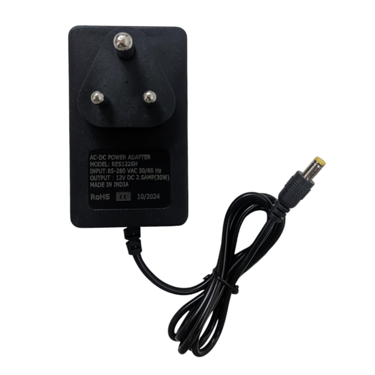 12 Volt 2.5 Amps Heavy Duty 3 pin Plug-in Power Adapter/Supply for WiFi Broadband Routers, LED Striplight, CCTV Camera, DC Motor Other Compatible Devices, Black-picture-14
