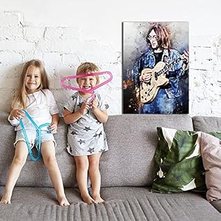 Zyangcc John Lennon Toile murale sans cadre pour chambre à coucher ou salon 50 x 75 cm - Les Beatles, Paul McCartney, John Lennon, RIngo Starr, George Harrison Zyangcc John Lennon Toile murale sans cadre pour chambre à coucher ou salon 50 x 75 cm – Image 6
