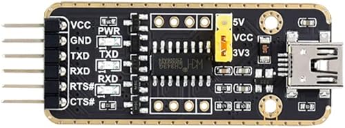 TOP1 Mini-USB to UART Communication Module, High Band Rate Transmission, Stable and Safe, Supports Mac/Linux/Android/Windows 7/8/8.1/10/11