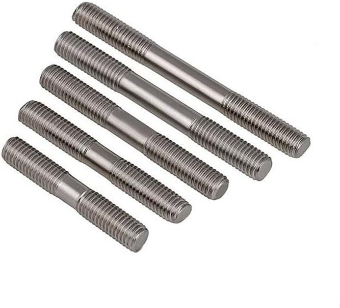 M10 M12 M16 A2 Double End Threaded Stud/Bar/Rod Bolt Length 30-250mm 304 Stainless Steel Good Corrosion Resistance - (Dimensions: M16 x 190mm (1pcs))