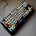 Double Shot PBT Keycaps SENREAL 104 Pudding Backlit Keycaps Cherry MX Key Caps OEM Profile Top Print Keycaps Set for 61/87/104 Mx Switches Mechanical Gaming Keyboard(ANSI/ISO Layout)