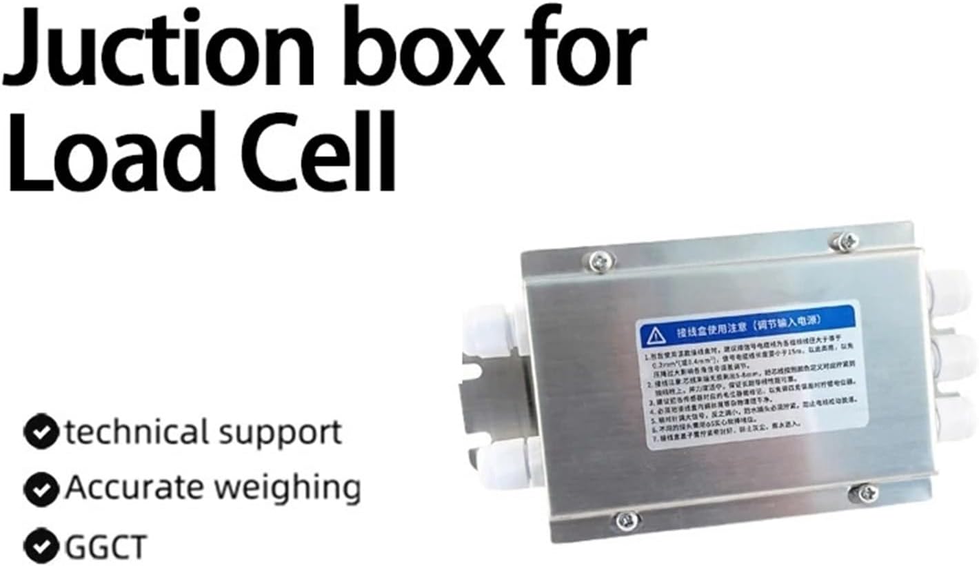 Load Cell 4-in-one-Out High Precision Junction Box Weight Module for Versatile Weighing Sensor Transmitter Display Stainless