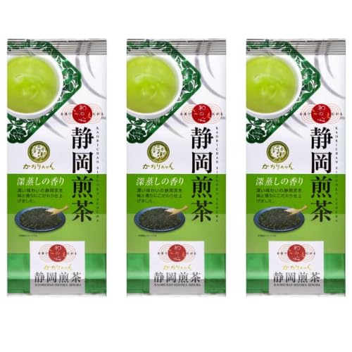 2024年度産 静岡茶 深蒸し茶200g33袋 日本茶緑茶煎茶 Amazon | 宇治森徳 静岡煎茶 深蒸しの香り 120g × 3袋 静岡茶 緑茶