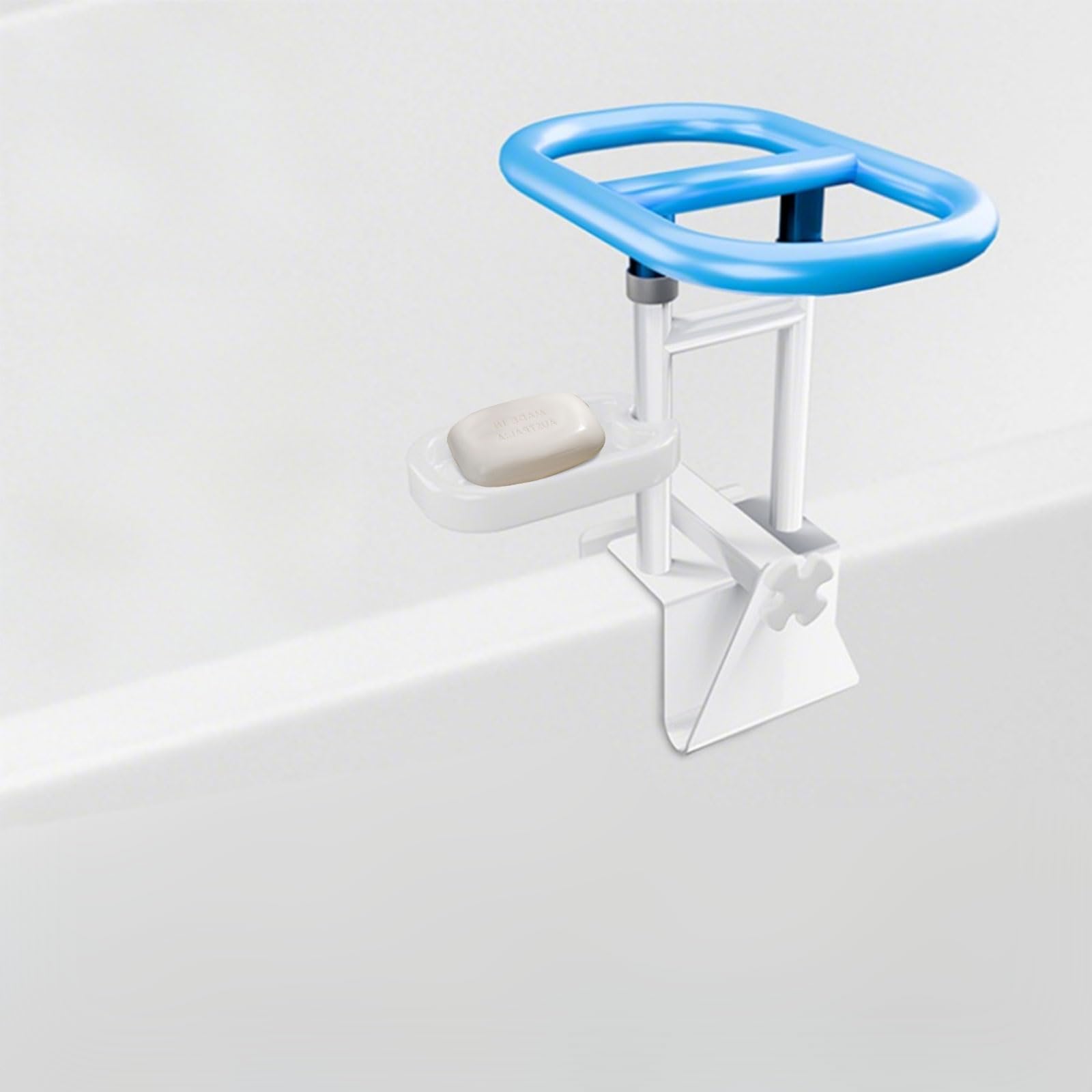 badewannen einstiegshilfe für senioren, badewannengrif f haltegriff badewanne ohne Bohren, wannengriff mit Seifenkiste,geeignet für Haltegriff Badewanne Wanddicke 8–13 cm