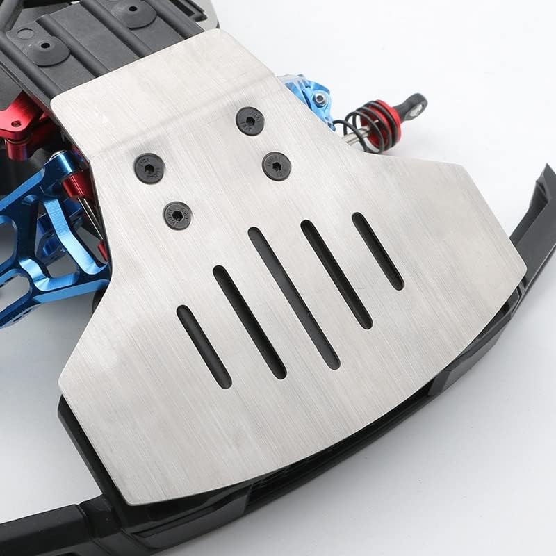 Stainless Steel Chassis Armor Metal Easy to Use for 1/10 TRAXS Slash 2WD,Anti-Collision Armor - (Color: As Shown)