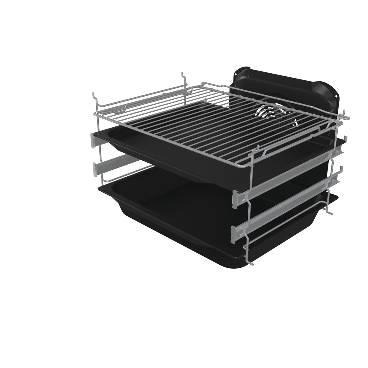 Gorenje GECS5C70BPA Elektro-Standherd 50cm 70 Liter Glaskeramik-Kochfeld schwarz