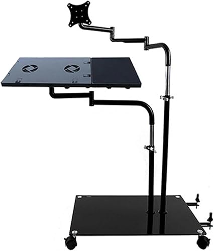 OK610 OK611 - Soporte para computadora portátil en movimiento de cabecera ajustable para sofá y monitor de computadora+soporte para teclado, mesa