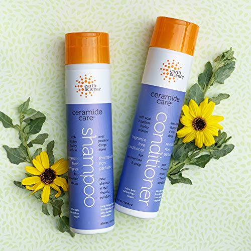 Earth Science - Ceramide Care: Fragrance Free Shampoo For Sensitive Hair And Scalp, 2 Pack (10 Oz.) #TOP1