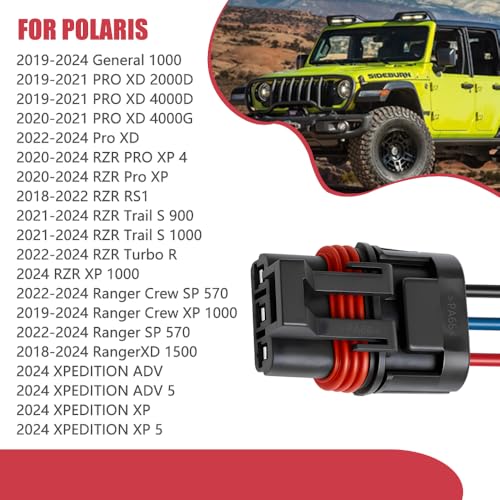 3 Pack Polaris Pulse Bar Connectors for Ranger RZR General 2018-2026 - Image 6