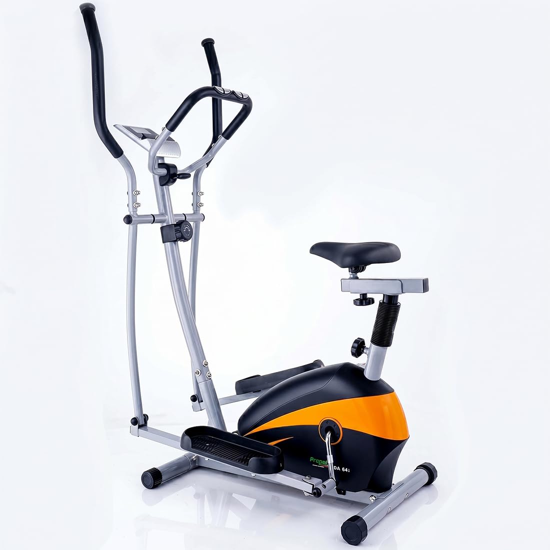Propel HDA 64i 2-in-1 Elliptical Cross Trainer & Seated Upright Bike for Home | 8-Level Magnetic Resistance | Silent Flywheel | Adjustable Seat & Handle | Pulse Monitor | 100 kg Capacity discount deal