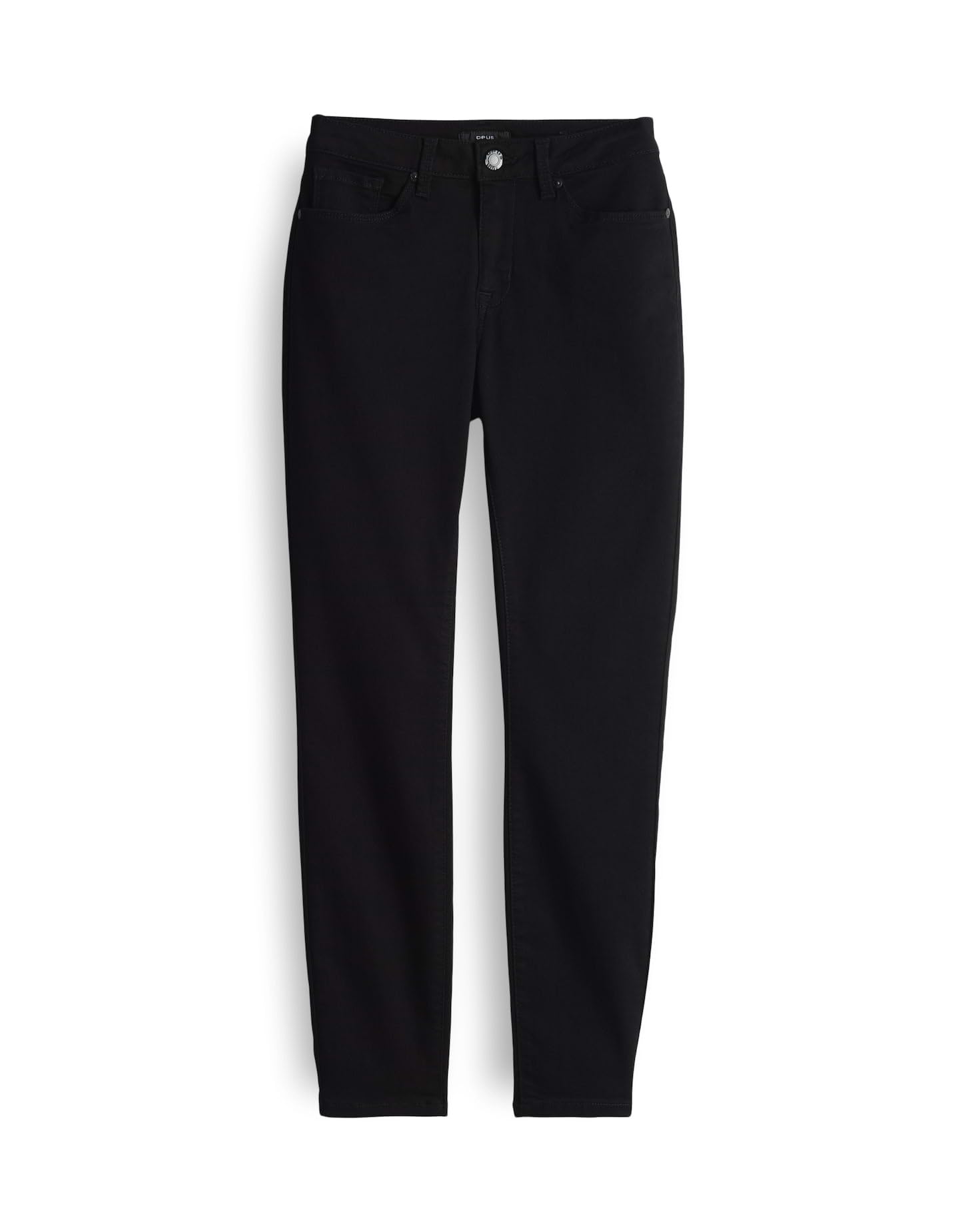 OPUS Damen Skinny | Skinny Jeans ELMA Black Low Rise mit Stretch-Anteil