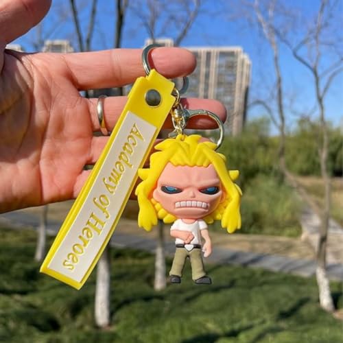 Image of Blue Aura Keychain Anime Fans Car & Bike Key Chains