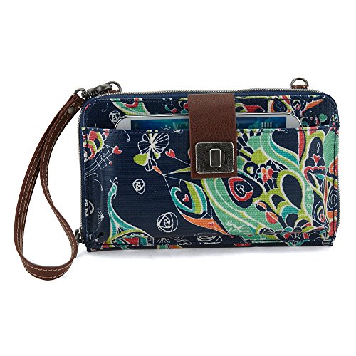 Image of Sakroots Smartphone Crossbody Purse - Women's Cellphone Bag & Wallet For Everyday - Convertible Wristlet With Zipper