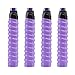 Yngffb overgrip Tennis, 4 Grip Racchetta Tennis, Nastro overgrip, Realizzato in PP, assorbe Il Sudore, Antiscivolo, Traspirante, per Racchette da Badminton, Racchetta da Tennis (1100 x 25mm, Viola)