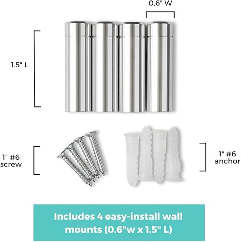 Miniatura 5 de Wexel Art - Marco flotante de acrílico transparente con doble panel de 12 x 10" para fotos de 5 x 7"