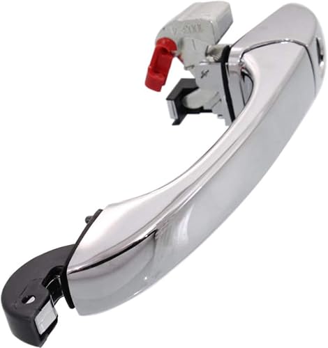 Miniatura 3 de Para Chrysler Town & Country Manija de puerta exterior 2008-2016 lado del conductor  Cromo delantero  Con orificio para llave  Recorte todos los