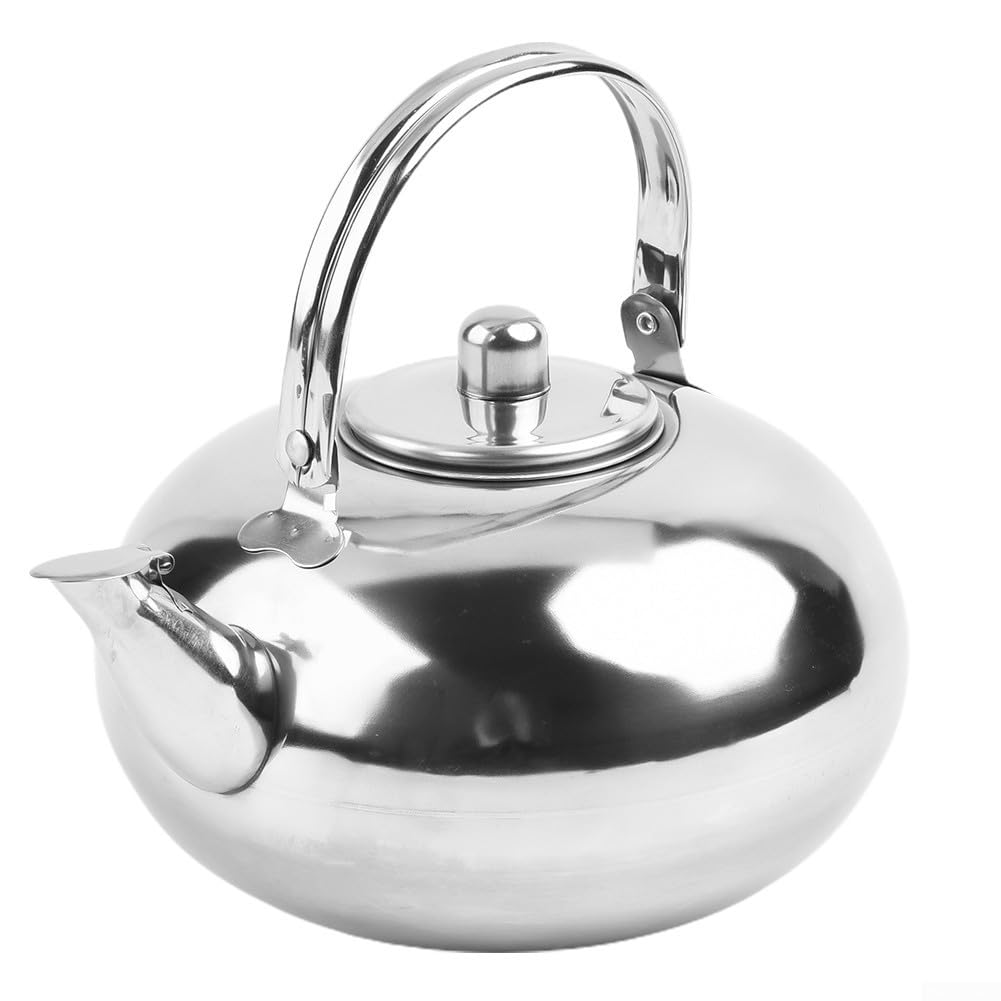 Tea Kettle Large Capacity Stainless Steel Teapot With Strainer For Tea Coffee(2.5L)