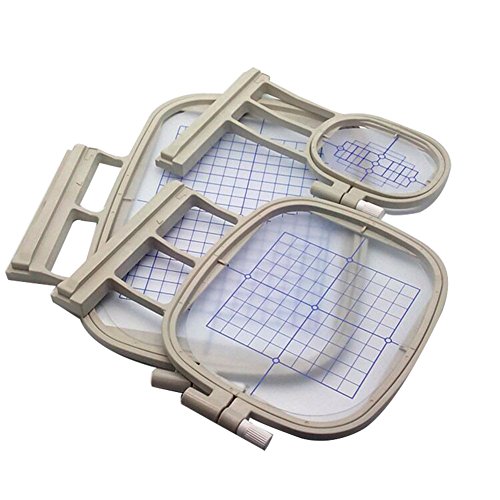 HONEYSEW 3 Hoops for Brother Embroidery Machine Duetta 4500D 4750D Quattro 6000D 6700D Innov-is 2500D 1500D 4000D by HONEYSEW - Used condition - US$30.94