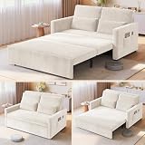 Ahomly Convertible Loveseat Sleeper