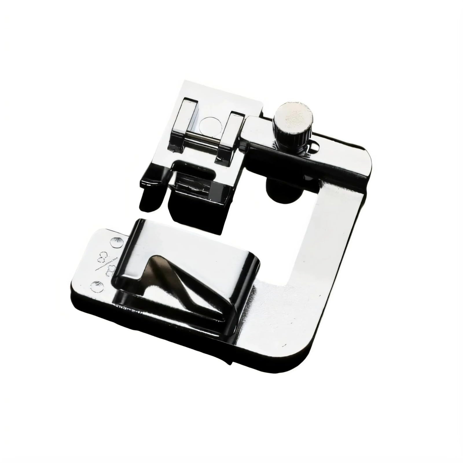 Ekoama Household Sewing Machine Hemmer Foot Metal Rolled Hemming Presser Foot Quick Installation For Fabric Tailoring Stitching