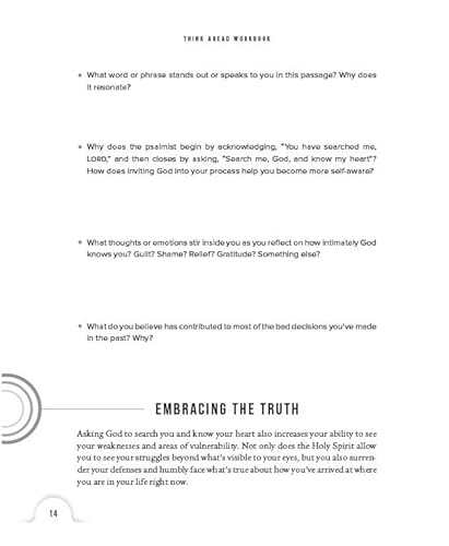 Think Ahead Workbook: The Power of Pre-Deciding for a Better Life