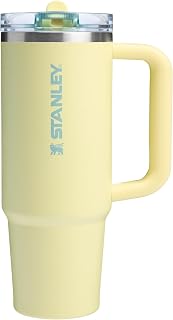 STANLEY Quencher ProTour Flipstraw Tumbler, 30 oz, Pomelo | Built-In Straw & Handle | Cupholder Compatible for Travel | Leakproof Insulated Stainless Steel Cup | BPA-Free